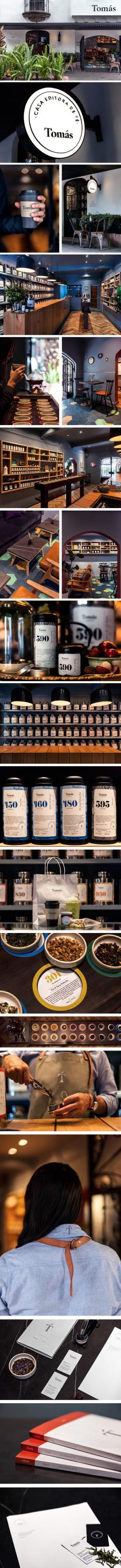 Tomás Casa Editora de Té Branding and Interior by Savvy Studio on Behance