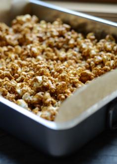 Homemade Salted Caramel Corn