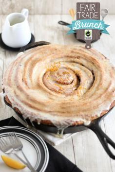 Giant Skillet Cinnamon Roll