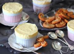 chilled lemon souffles