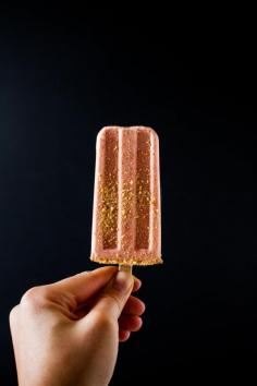 Cherry Cheesecake Paletas