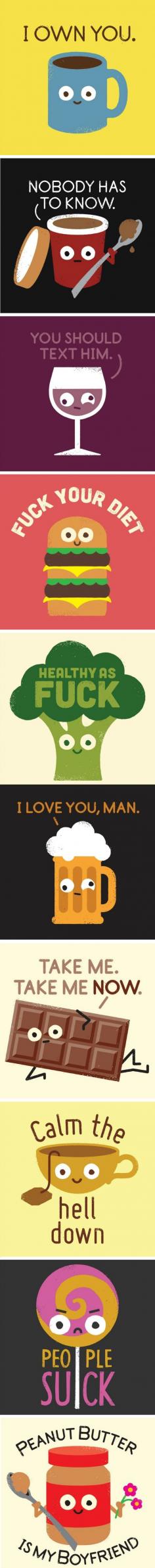 If Your Food Told the Truth, Here Are 10 Things It Would Say to You.