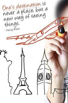 One's destination...