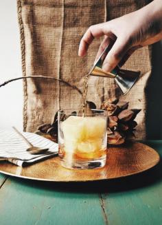 Apple Cider Rum Old Fashioned