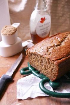 Brown Sugar and Maple Syrup Banana Bread