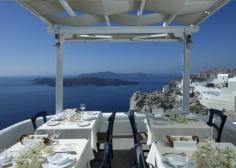 Caldera Restaurant in Santorini: volcano-view.com