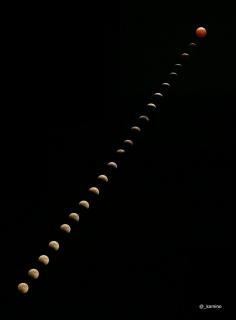 Total Eclipse in Asia on Wednesday 8th October 2014