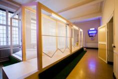 
                        
                            Dift enlisted furniture brands Artifort and Ikea to turn the rooms of a school set for demolition into temporary hotel suites for Biennale Interieur 2014.
                        
                    