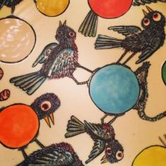 mike corney bird plate etsy..