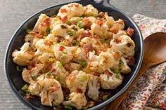 Bacon-Ranch Roasted Cauliflower
