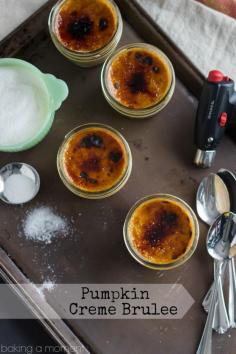 Pumpkin Creme Brulee