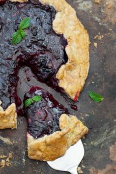 Gluten Free Concord Grape Galette