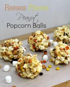 
                        
                            Fun and easy recipe for the kids - reeses pieces peanut popcorn balls
                        
                    