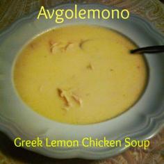 
                        
                            Avgolemono- Greek Lemon Chicken Soup with Orzo
                        
                    