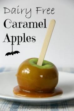 Dairy Free Caramel Apples