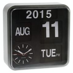 
                        
                            Silver Wall Flip Clock by Karlsson
                        
                    