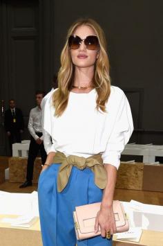 Rosie Huntington-Whiteley Photos: Chloe : Front Row - Paris Fashion Week Womenswear Spring/Summer 2015