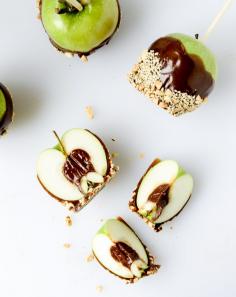 
                        
                            chocolate peanut butter fudge stuffed caramel apples
                        
                    