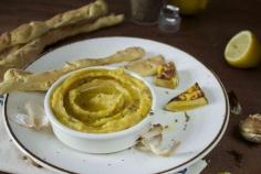Roast Pumpkin and Cumin hummus