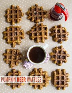 Pumpkin Beer Waffles