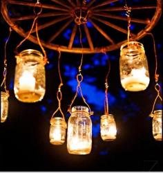 Hanging Mason Jar Lights