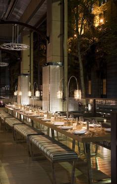 communal table | at steel bar & grill | sydney, australia