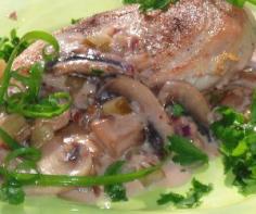 Slow Cooker Chicken Breasts with Brandy Sauce Recipe