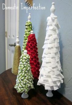 
                        
                            Easy no-sew mini Christmas trees
                        
                    