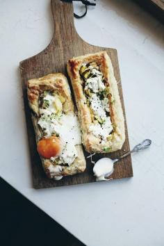 
                    
                        Leek, Lemon, Goat Cheese Breakfast Tart
                    
                