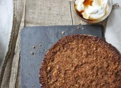 
                    
                        Apple, Pear, and Sage Pie with Maple Walnut Crunch and Salted Honey Yogurt
                    
                