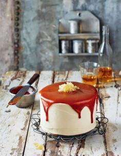 Gingerbread Cake with Whiskey Caramel