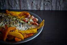 
                    
                        Marmita: Pargo no forno com batatinhas e abóbora
                    
                