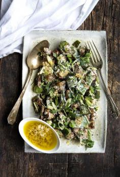 
                    
                        Sunchokes (aka Jerusalem Artichokes) with a Garlic Mojo
                    
                