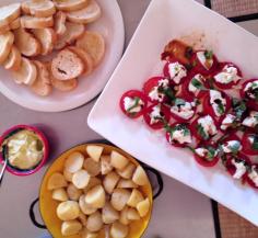 I just can not say goodbye to Spain!  Tapas night with our parents!