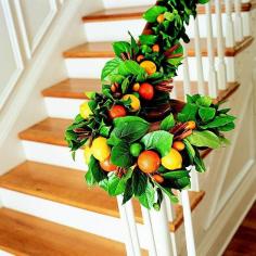 Christmas Staircase Decoration photos
