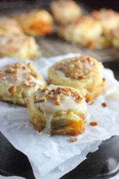 
                        
                            puff pastry cinnamon rolls with maple icing
                        
                    