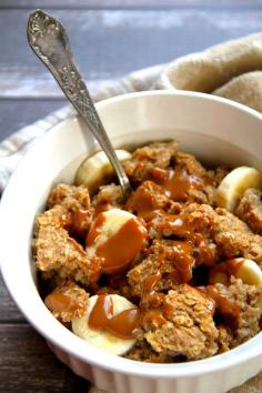 banana bread breakfast bake