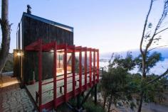 This wonderful project is situated in front of the Pacific Ocean, Matanzas, Navidad, Libertador General Bernardo O’Higgins Region, Chile. The request was a low cost Cabin for 2 young brothers, both surfers. WMR Arquitectos designed a space that wouldn`t destroy the slope, containing 2 floors, focusing to keep it an open space. With no sign of extravagancy, the WMR Arquitectos has again proved their unique style of combining functional minimalist design with requests of their clients. The ...