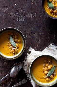 
                    
                        Roasted Carrot Soup via Bakers Royale
                    
                