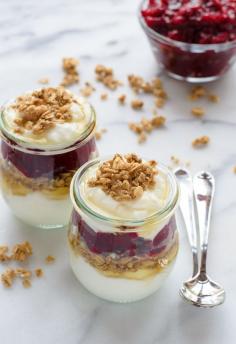 
                    
                        Leftover Cranberry Sauce Parfaits
                    
                