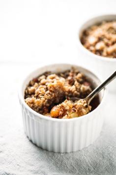 
                    
                        Five Minute Single Serving Apple Crisp - three minutes in the microwave and voila!
                    
                