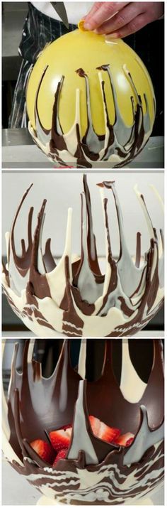 Christmas ● DIY ● Tutorial ● Fancy Chocolate Bowl | pinned by Western Sage and KB Honey (aka Kidd Bros)