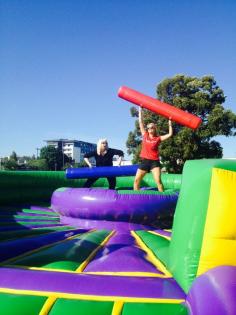 Gladiatorial fun  - MACARTHUR CASTLES,  Bradbury, NSW, 2560 - TrueLocal