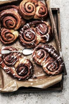 
                    
                        ... cinnamon danish pastry scrolls with lemon icing ...
                    
                