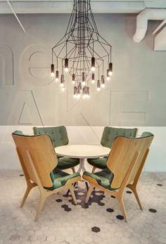 
                    
                        Slava Blabek and Nadya Chabanny of 2b.group, have recently completed The Cake, a new dessert restaurant located in Kiev, Ukraine.
                    
                