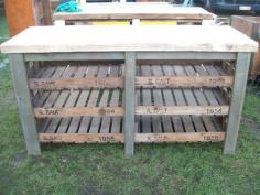 
                    
                        Vintage/Rustic, Butchers Block/Storage Unit/Kitchen Island/Display Unit/Veg Rack | eBay
                    
                