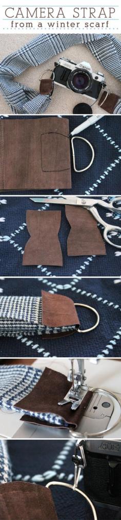 
                    
                        A trendy way to have fun in the snow and still be able to take amazing photos! This DIY winter scarf camera strap is so easy to make and is perfect for the holidays. www.ehow.com/...
                    
                