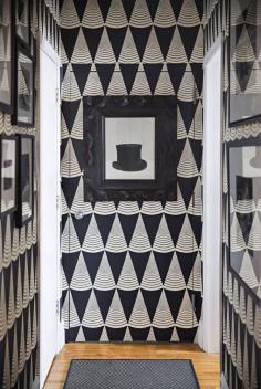 
                    
                        Patterned tribal-inspired walls | Interior designer and homeowner Ron Marvin | Featured in Sukio
                    
                