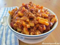 
                    
                        The Country Cook: Chili Mac
                    
                