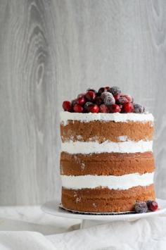 
                    
                        Naked cranberry spice cake
                    
                